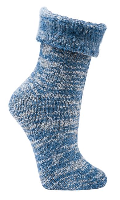 2 Paar TippTexx 24 THERMO-Wollsocken, extra warme und weiche Umschlagsocken